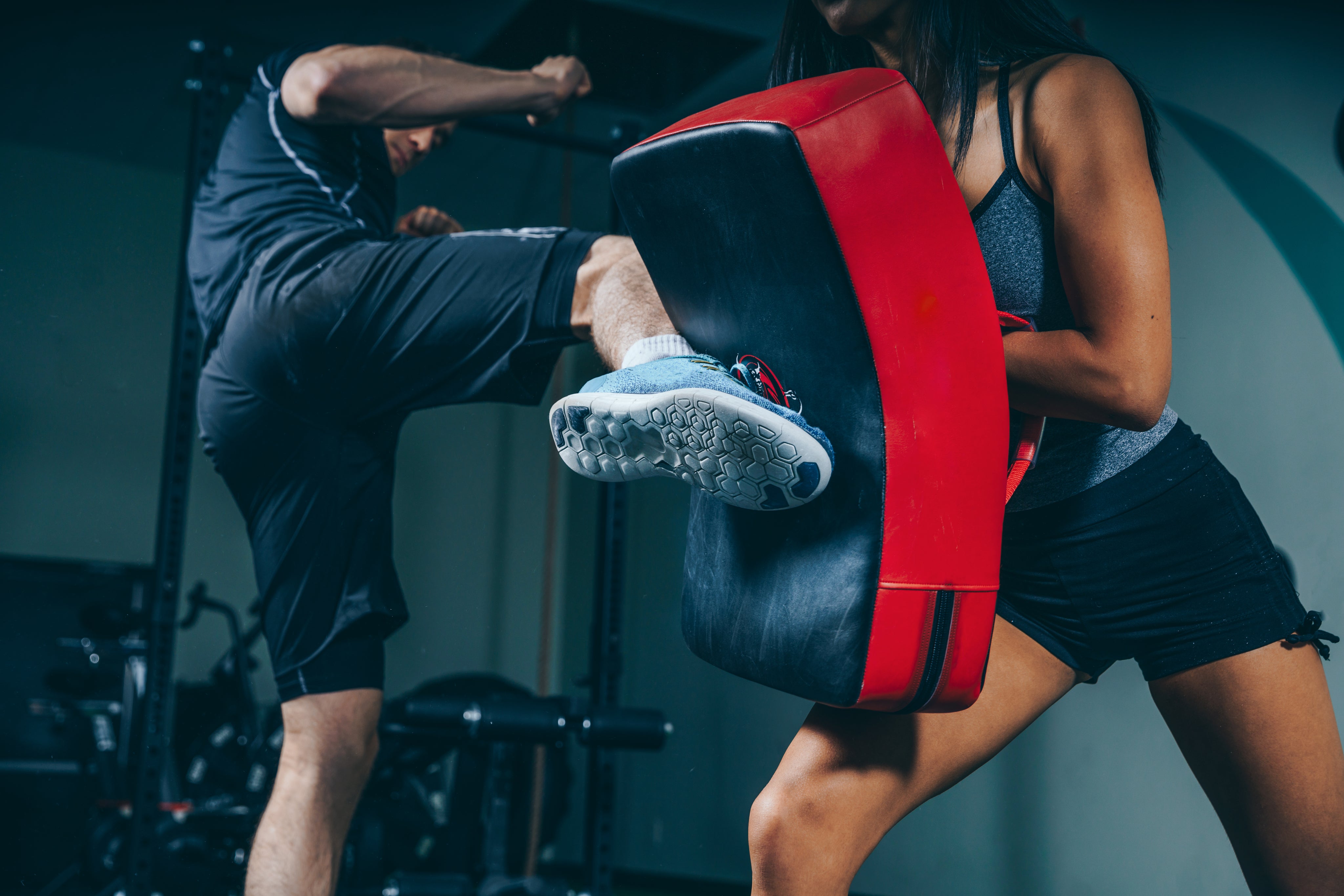 Kickboxer training