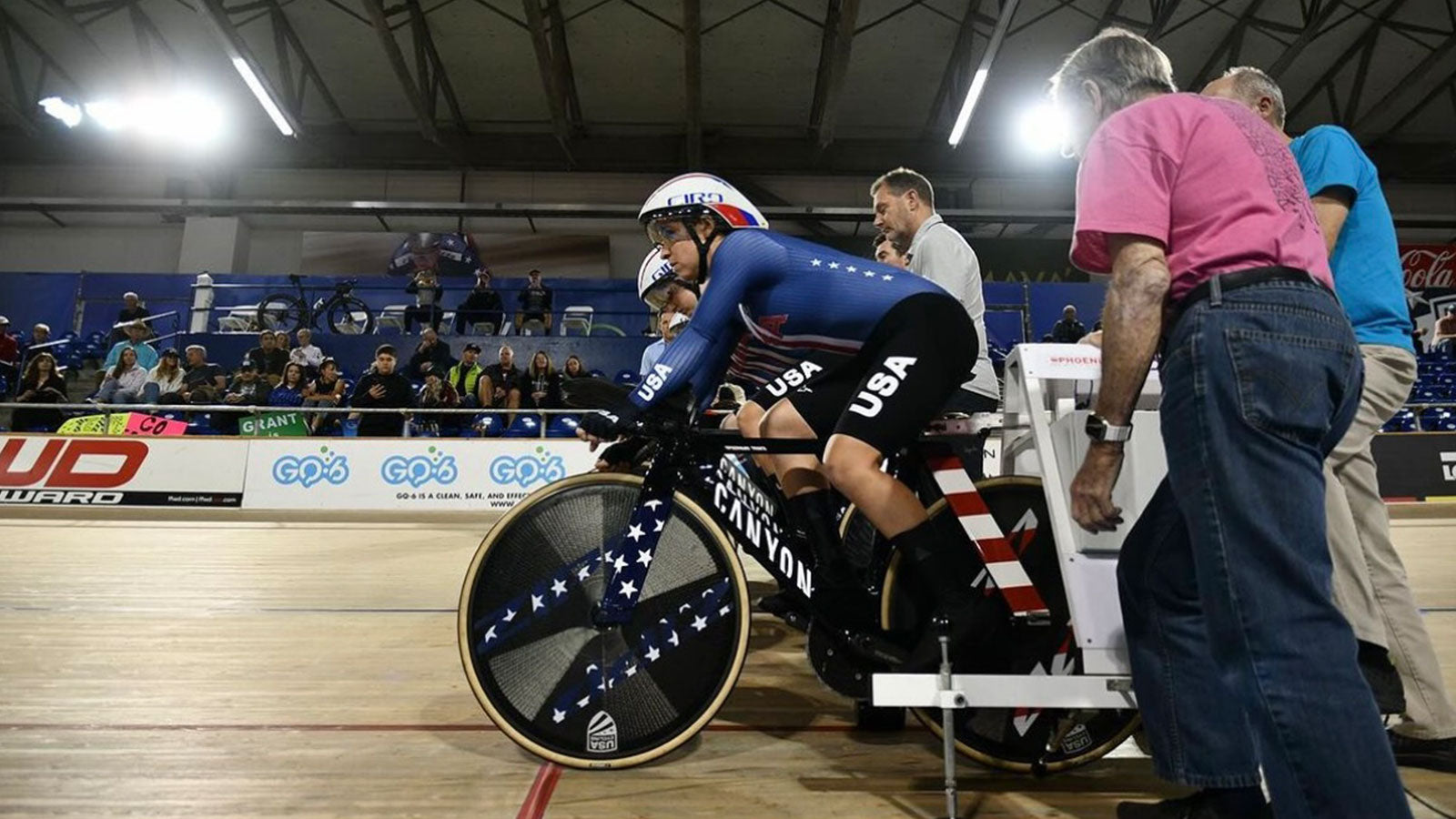 Colleen Gulick track cycling